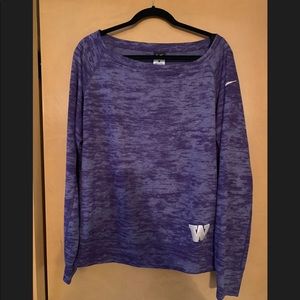 Nike Heathered Purple Washington Husky Sweatshirt